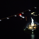Solar Impulse 2 over the Statue of Liberty.